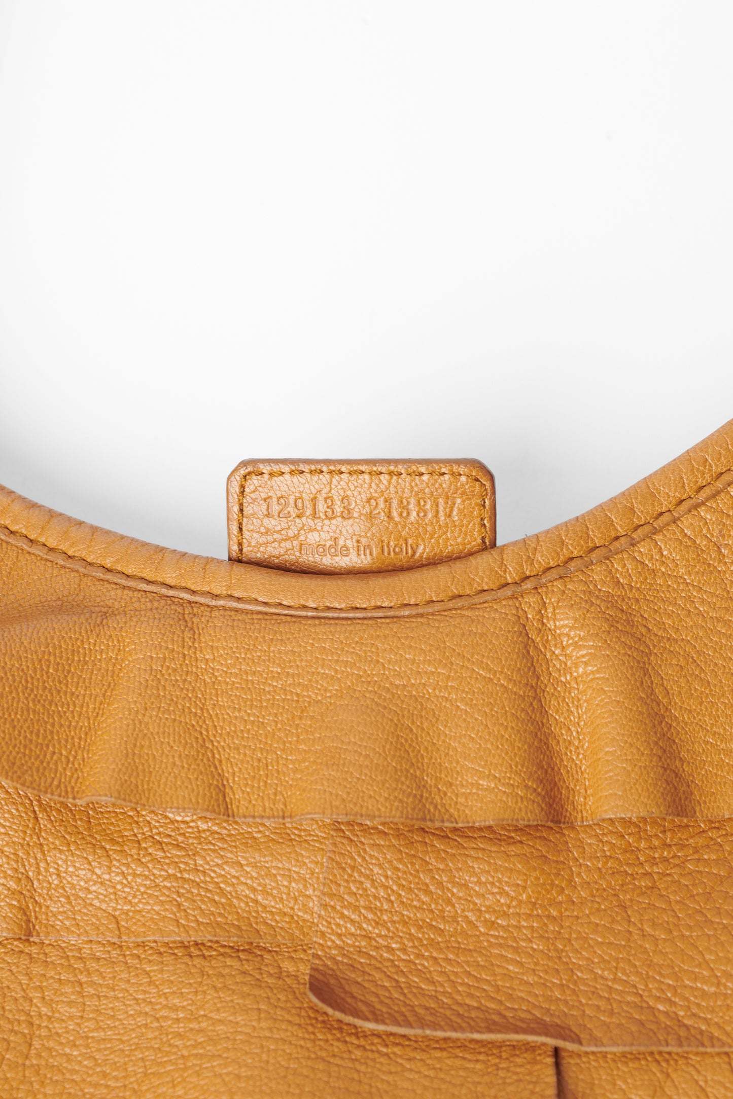 Vintage F/W 2004 Camel St Tropez Ruffled Bag