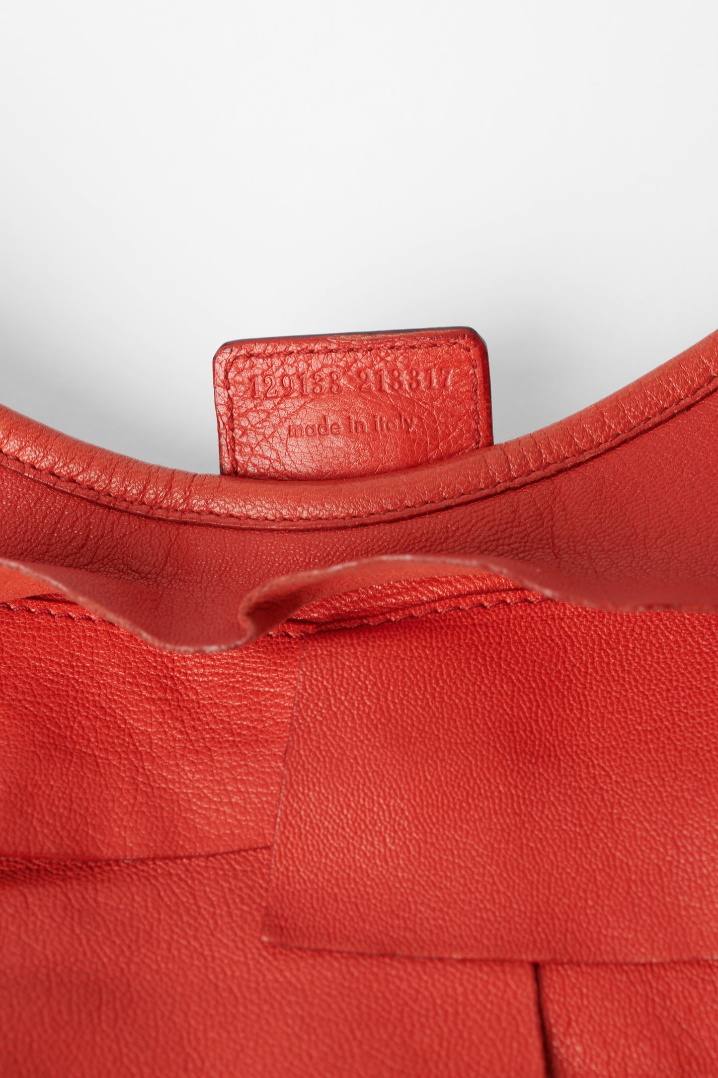 Vintage F/W 2004 Scarlett Red St Tropez Ruffled Bag