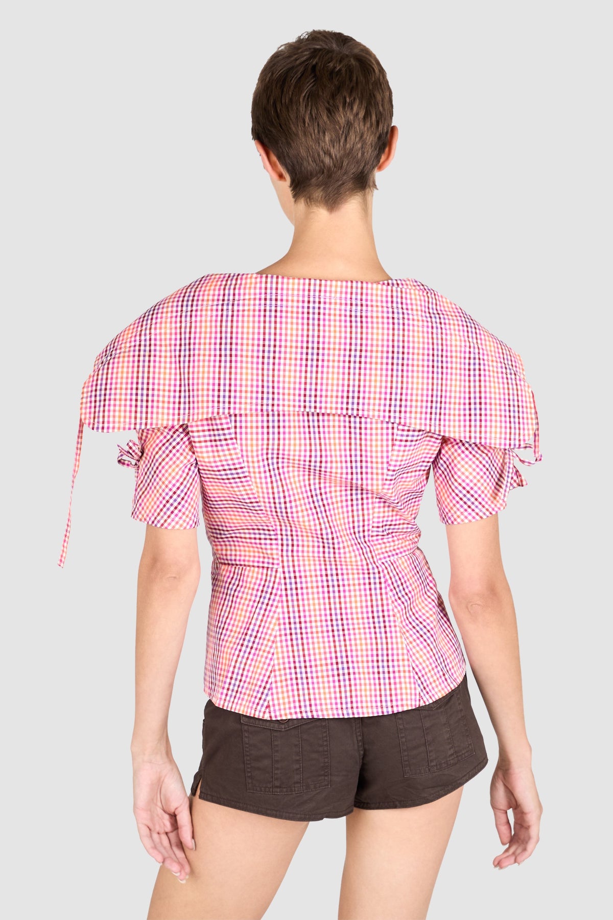 Vivienne Westwood Red Label Gingham Cotton Blouse