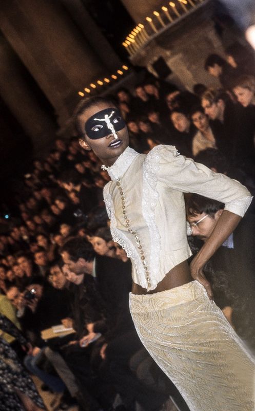 Vintage F/W 1996/97 Runway Crucifix Mask ‘Dante’ Collection