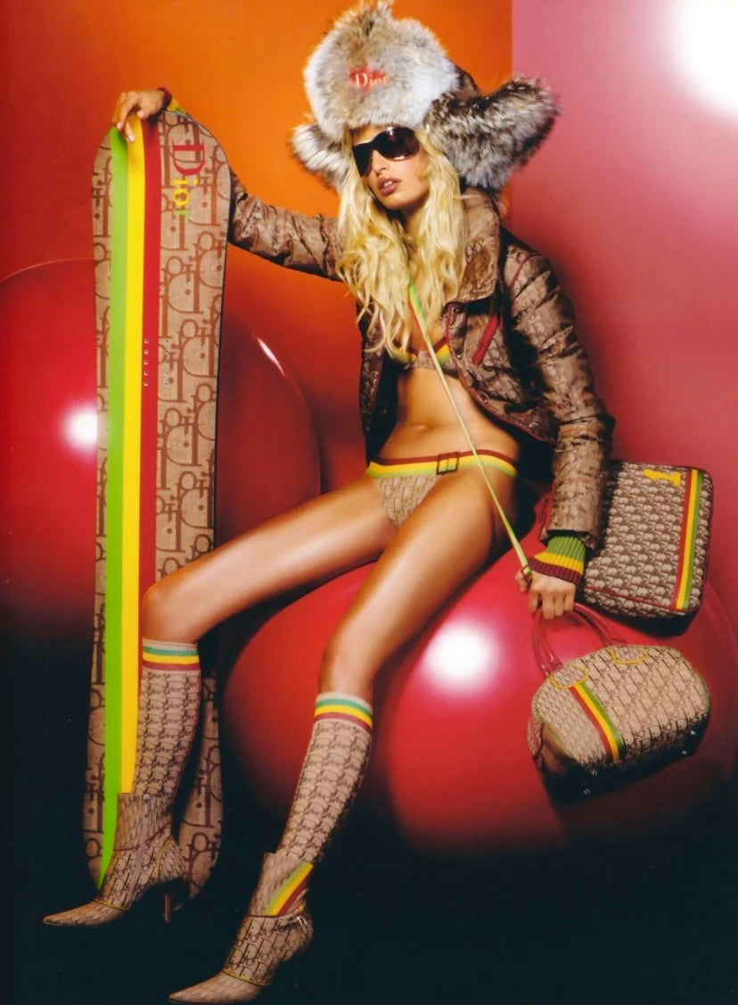 2004 Rasta Print Bowling Bag