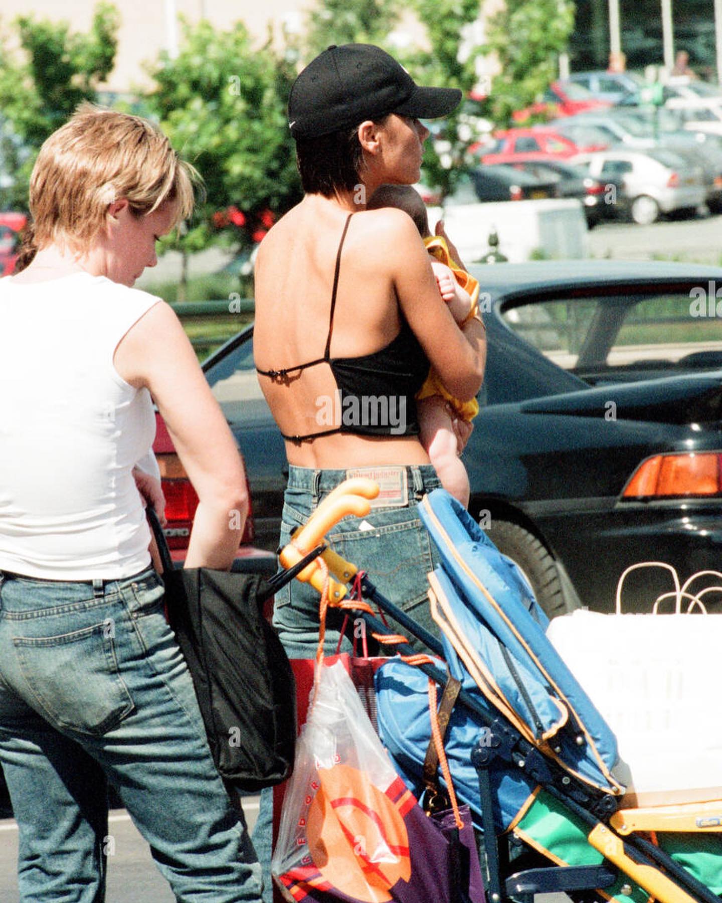 Vintage 1998 Backless Buckle Top