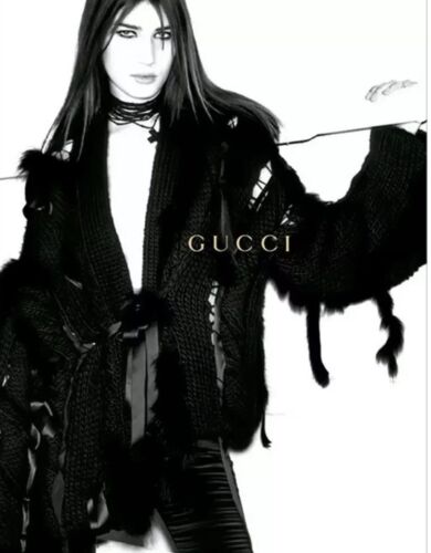 F/W 2002 Runway Fox Fur Woven Cardigan