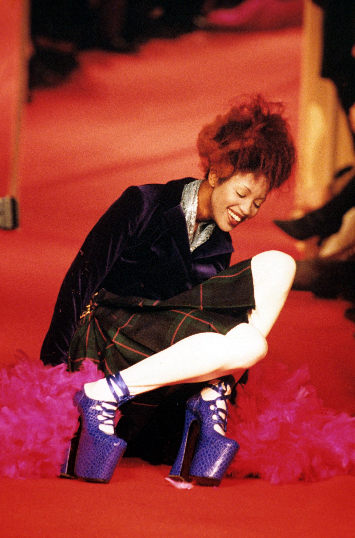 Vintage F/W 1994 Pink Gordon Kilt