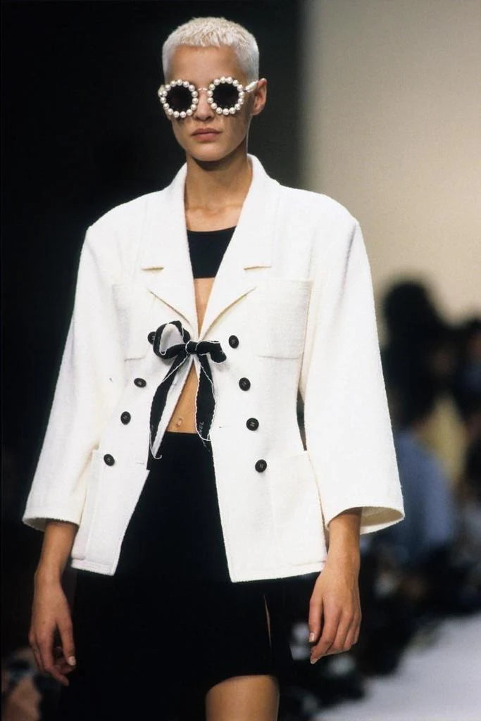 Vintage SS 1994 Chanel Runway Pearl Sunglasses