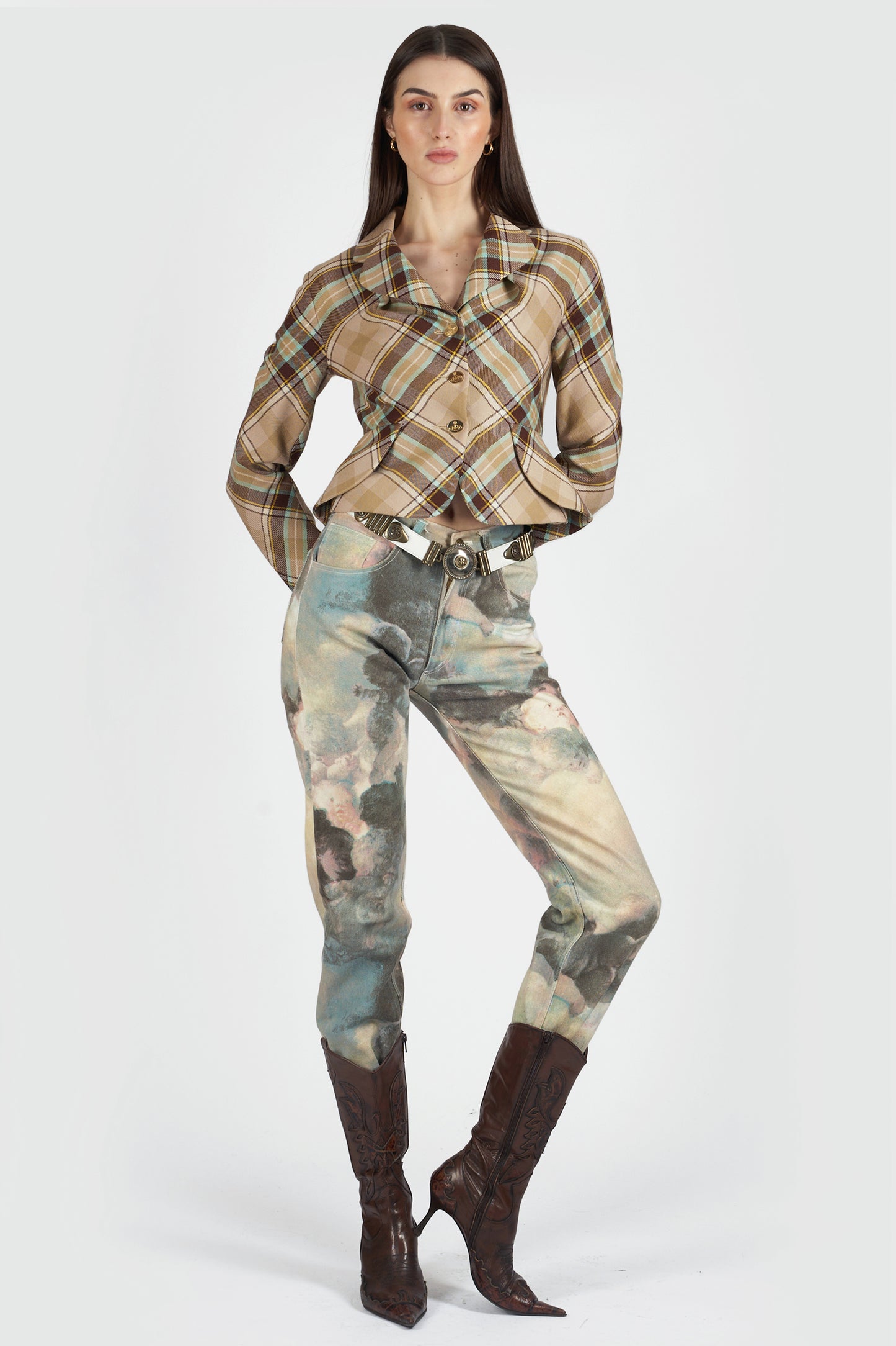 Vintage F/W 1995 Tartan Blazer