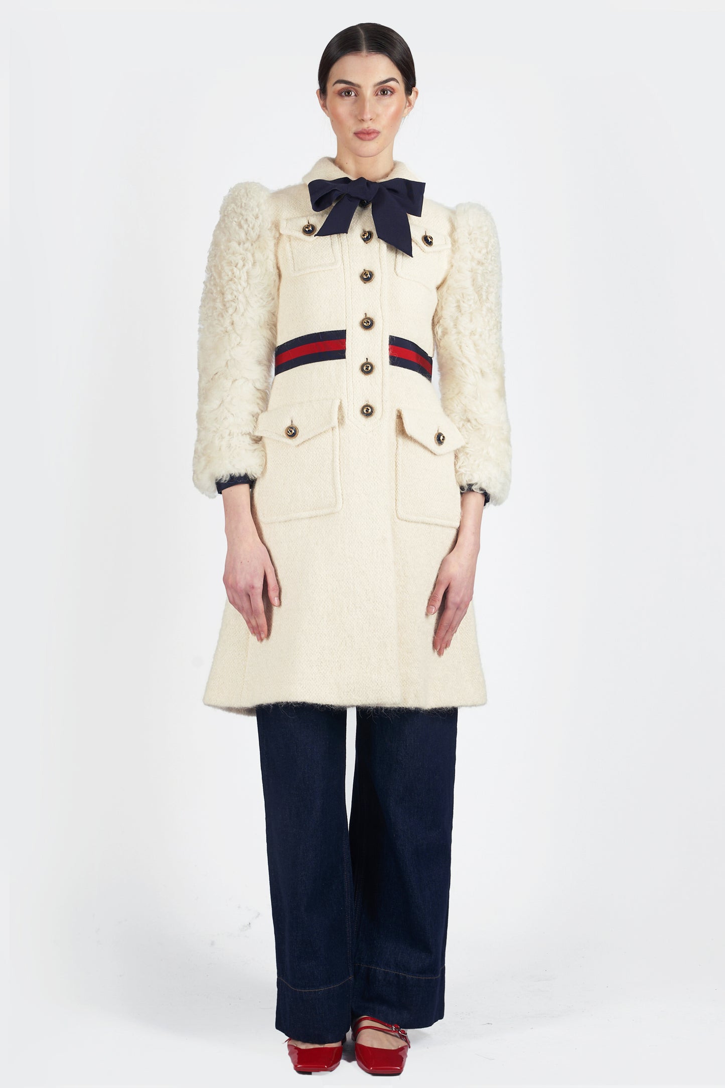 F/W 2021 Shearling and Wool Coat