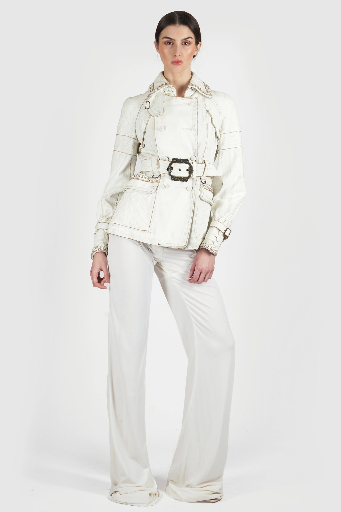 Vintage 2000’s Distressed Leather Jacket