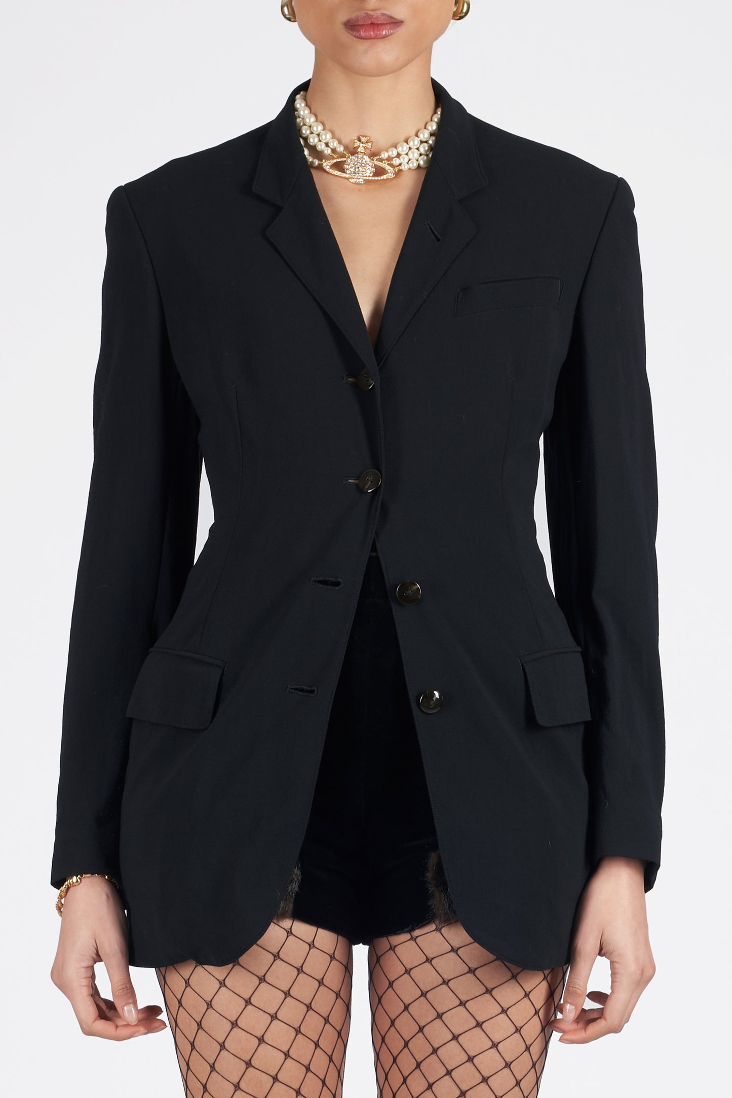 Vintage S/S 1998 Bondage Back Blazer