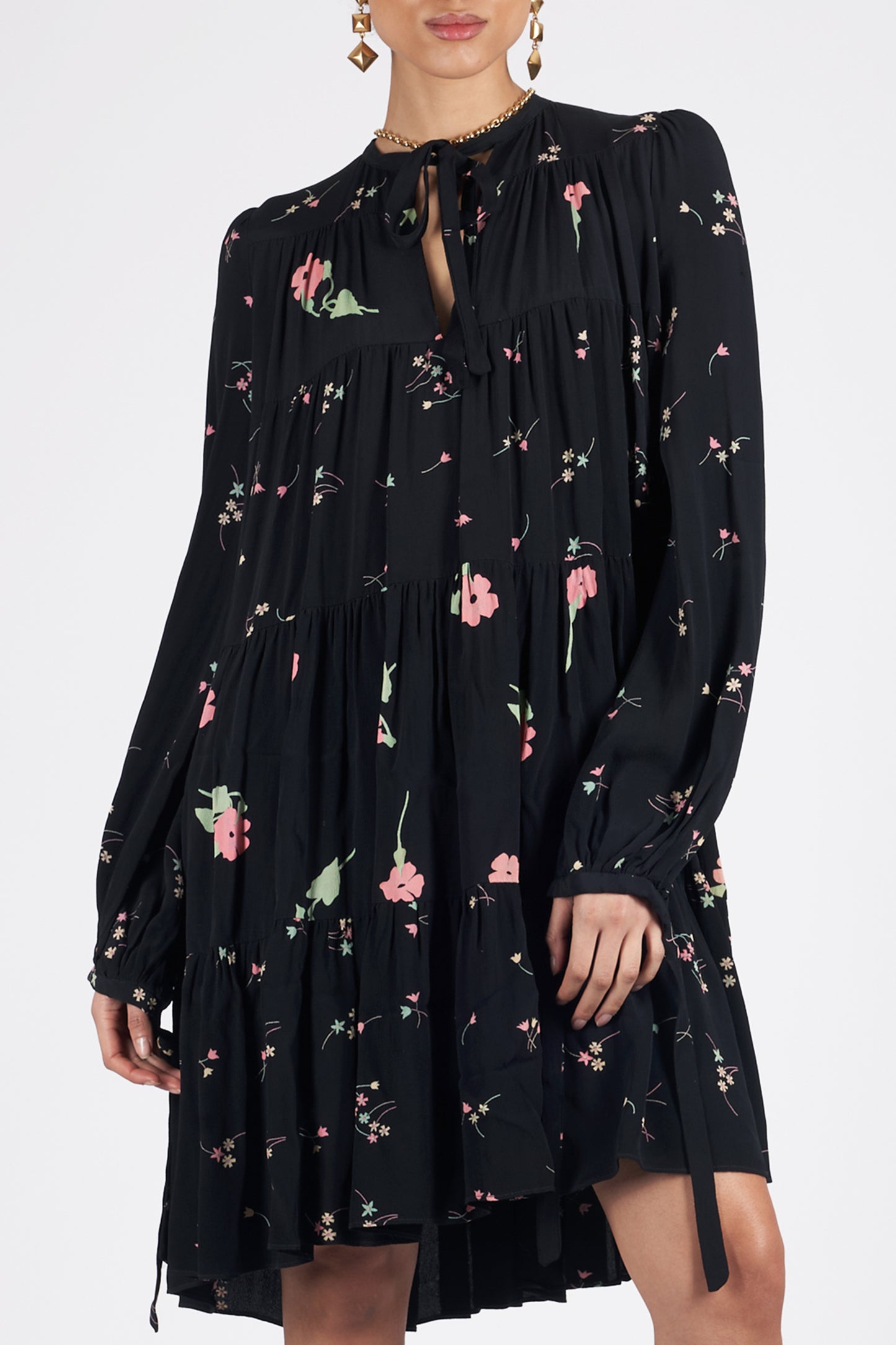 Vintage 1970’s Floral Swing Dress