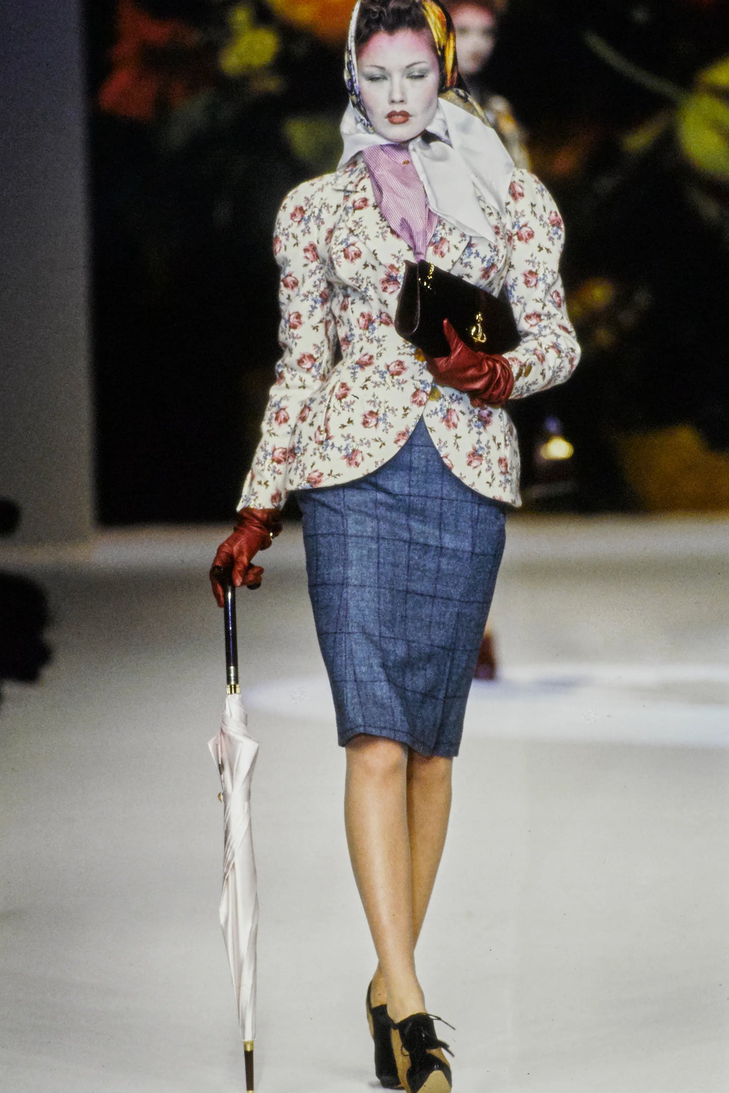 Vintage F/W 1995 Runway Floral Blazer