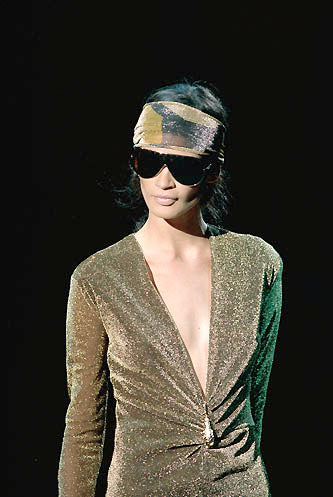 F/W 2013 Metallic Gold Dress