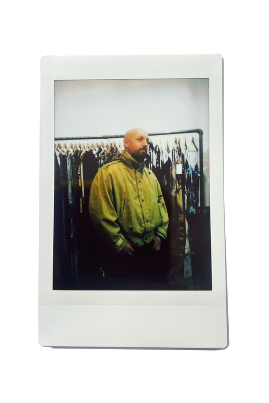 Vintage green bomber jacket