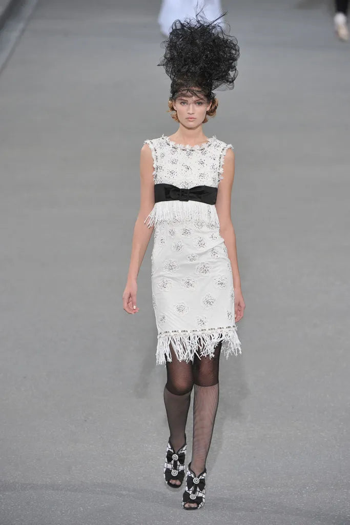 Vintage Chanel "CC" S/S 2009 Bowtie Booties