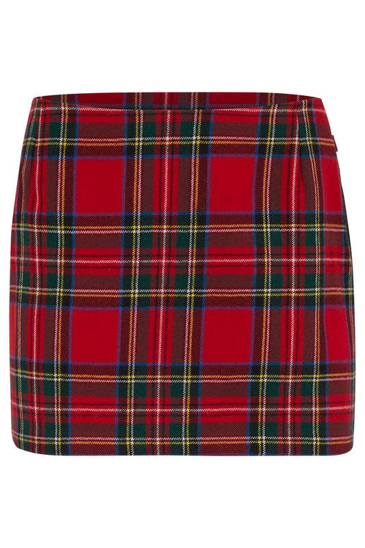 Vintage Dolce & Gabbana F/W 1999 Tartan Mini Denim Skirt