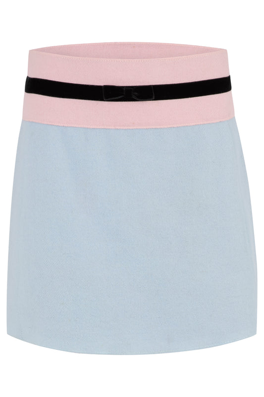 Vintage 2000's Miu Miu Wool Bow Skirt