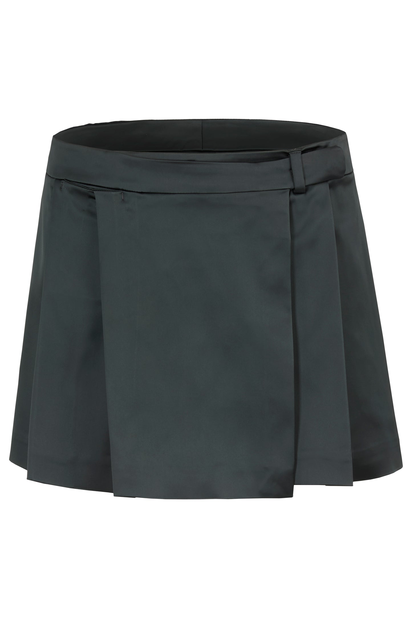 Vintage Prada Satin 2000's Pleated Wrap Skirt