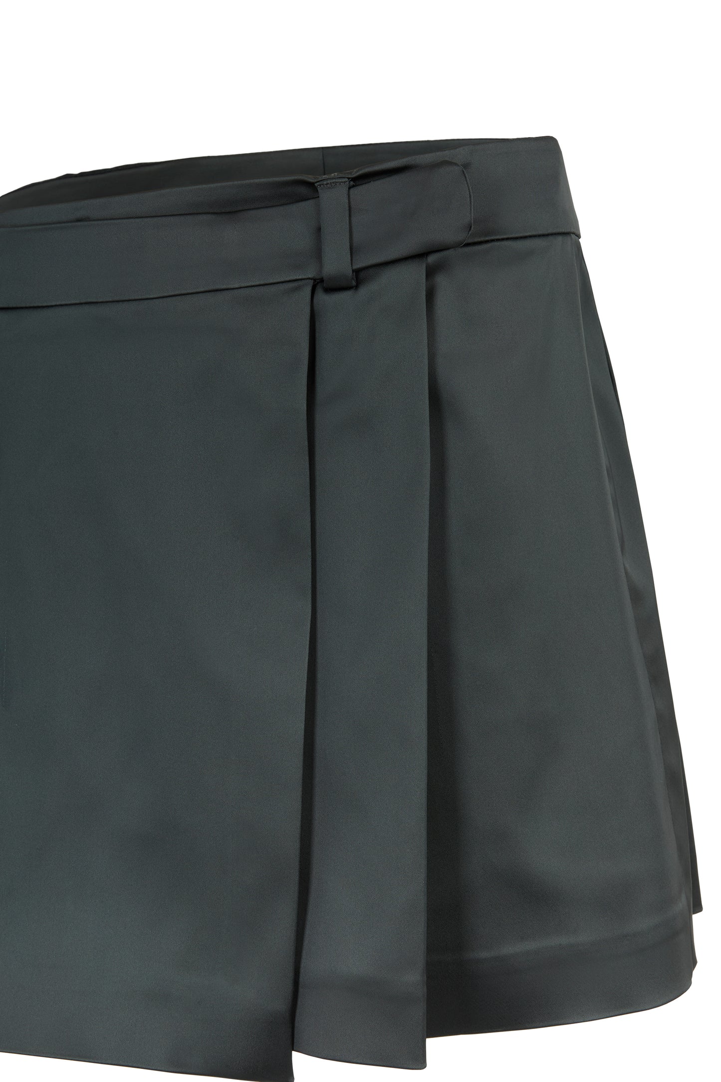 Vintage Prada Satin 2000's Pleated Wrap Skirt
