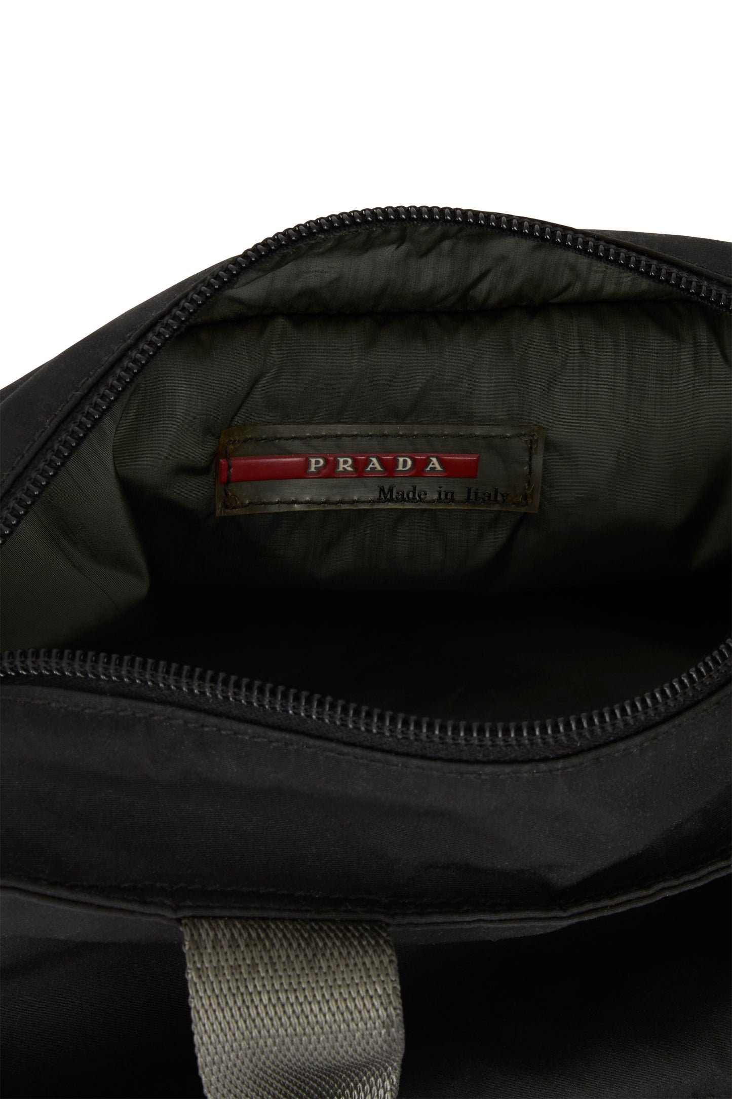 Vintage Prada 2000's Black Nylon Mini Tote Bag