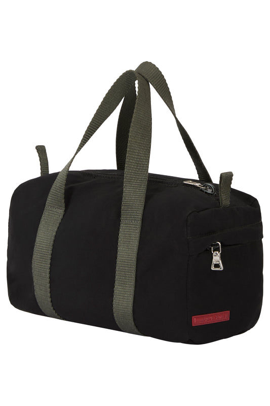 Vintage 2000's Prada Black Nylon Mini Duffle Tote