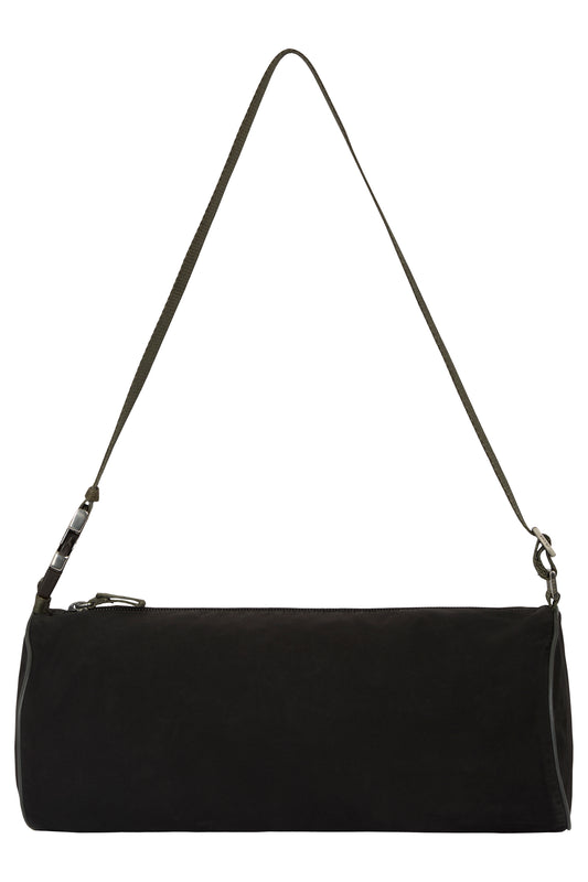 Vintage 2000's Prada Nylon Cylindrical Shoulder Bag