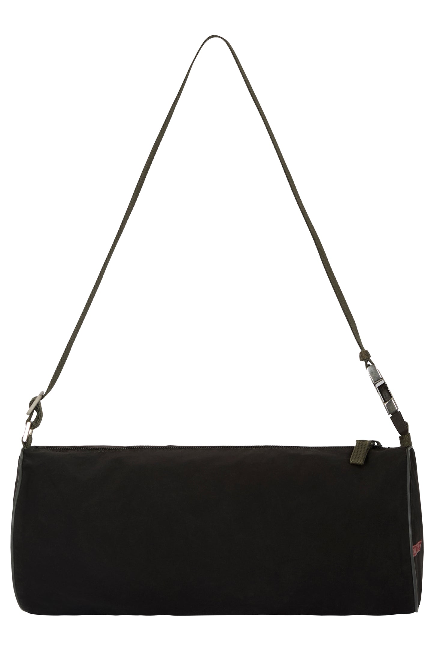 Vintage 2000's Prada Nylon Cylindrical Shoulder Bag