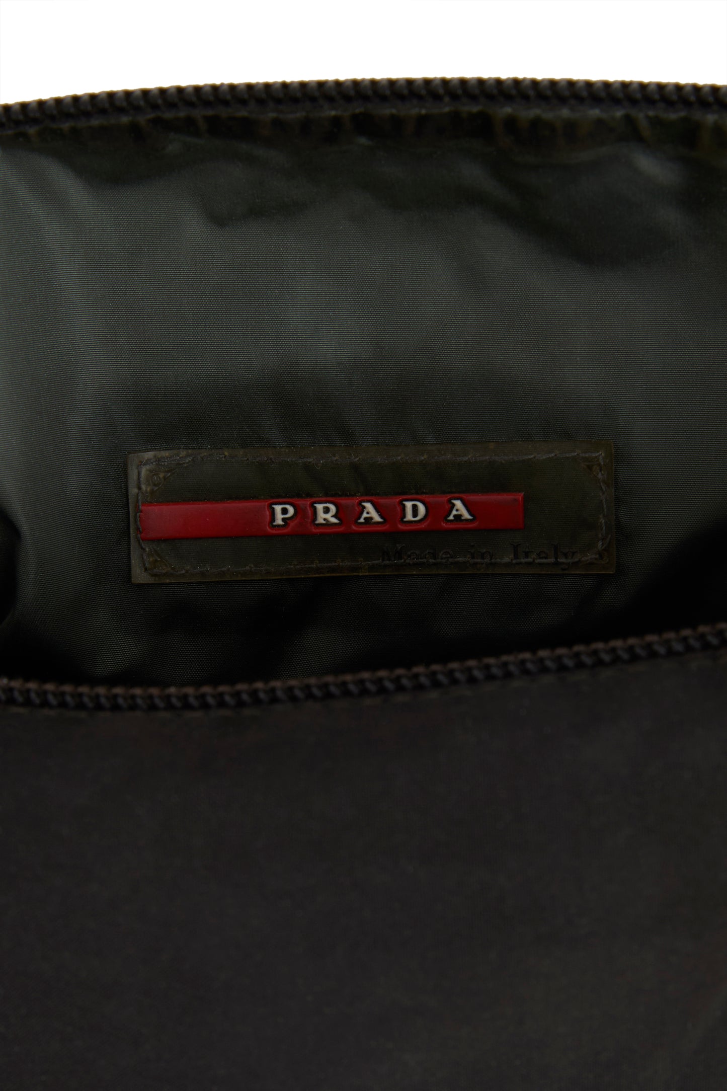 Vintage 2000's Prada Nylon Cylindrical Shoulder Bag