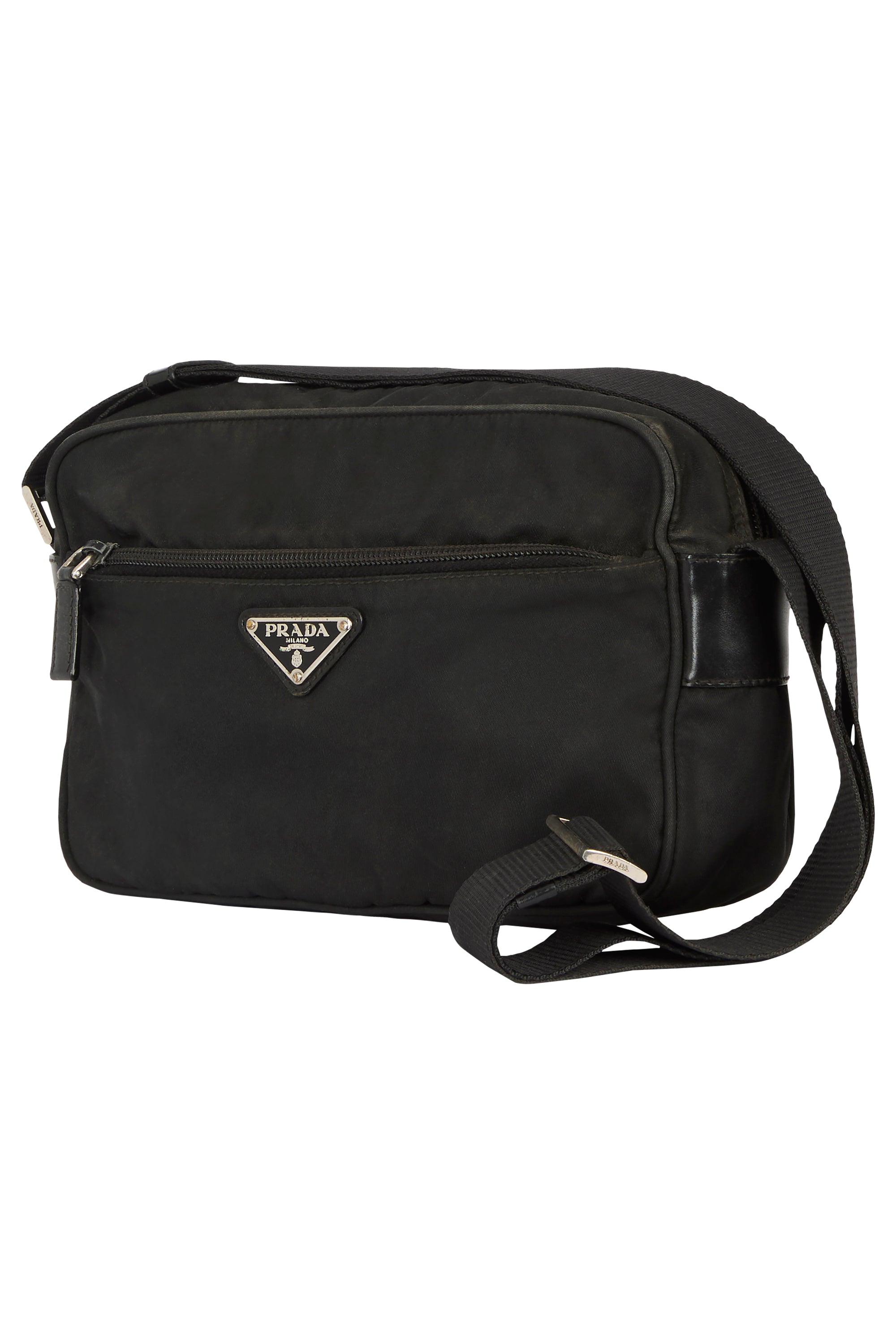 Vintage 2000's Prada Black Nylon Crossbody Bag – Nordic Poetry