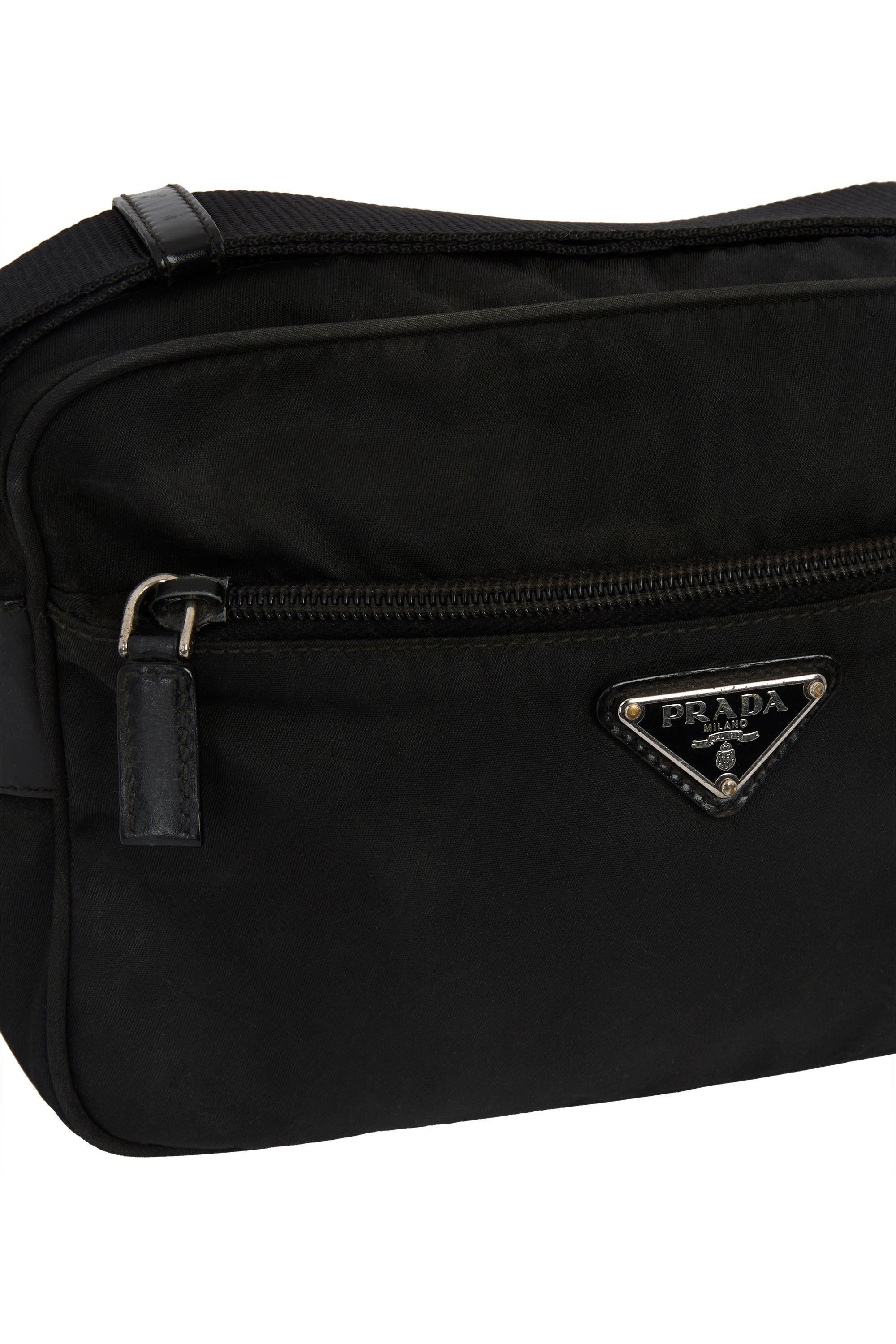 Vintage 2000's Prada Black Nylon Crossbody Bag – Nordic Poetry