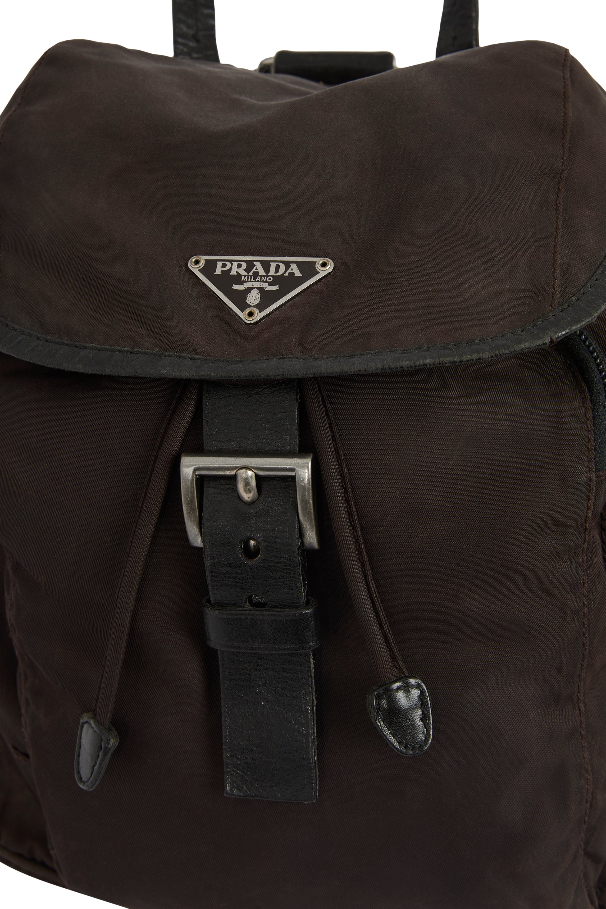 Vintage 2000's Prada Brown Nylon Backpack – Nordic Poetry