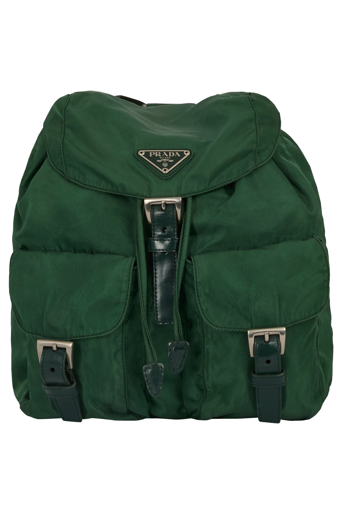 Vintage 2000's Prada Green Nylon Backpack