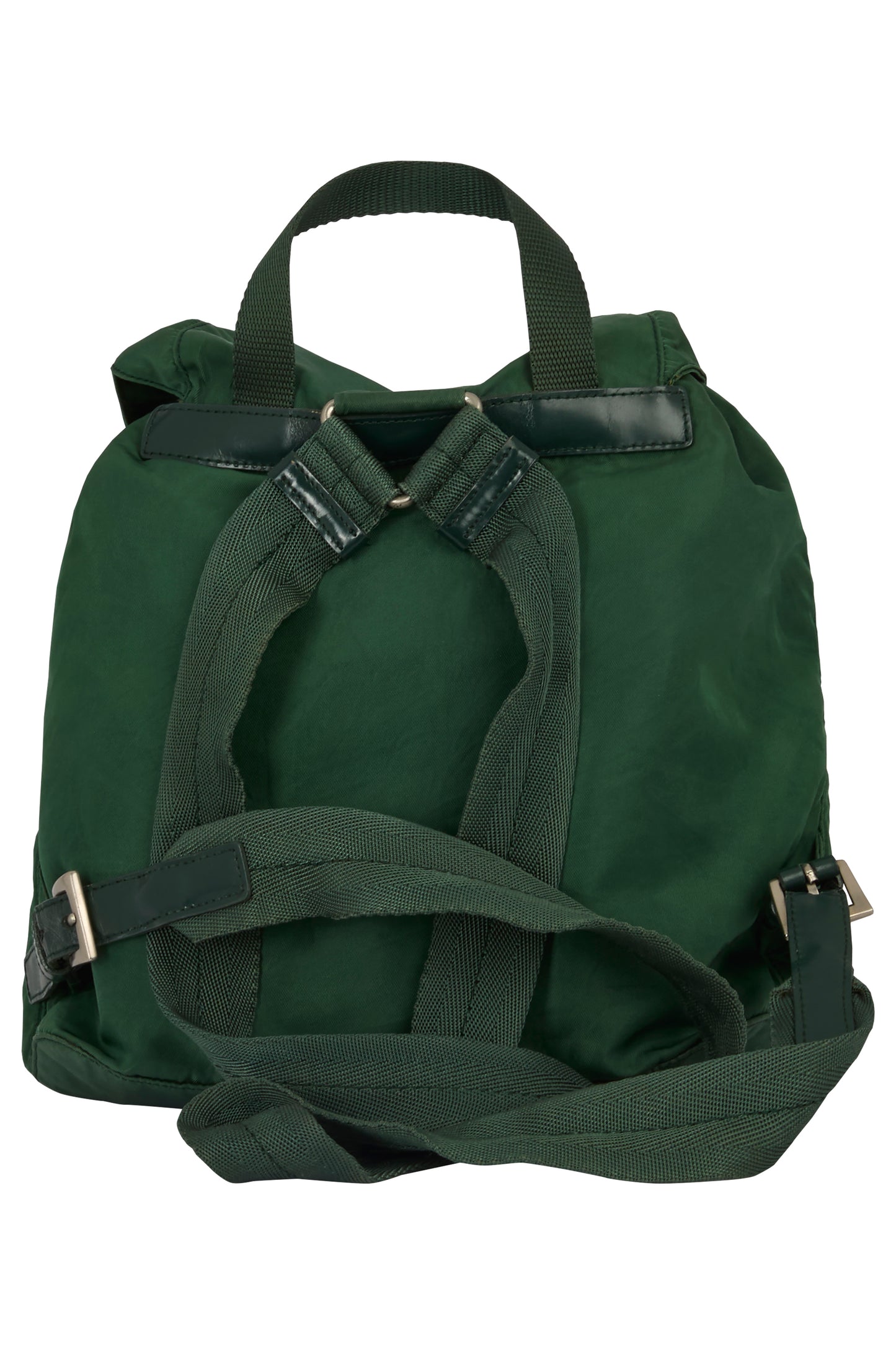 Vintage 2000's Prada Green Nylon Backpack
