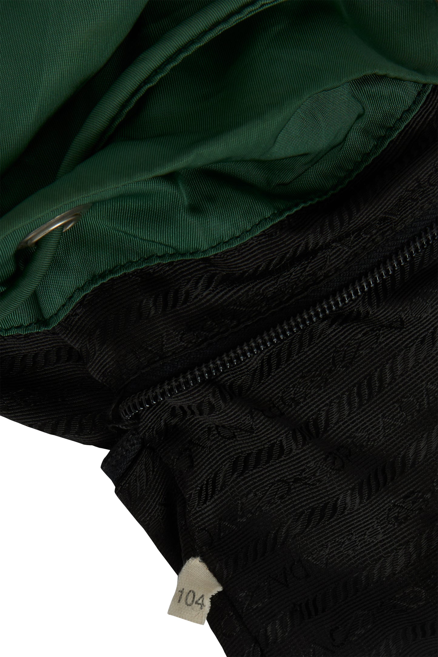 Vintage 2000's Prada Green Nylon Backpack