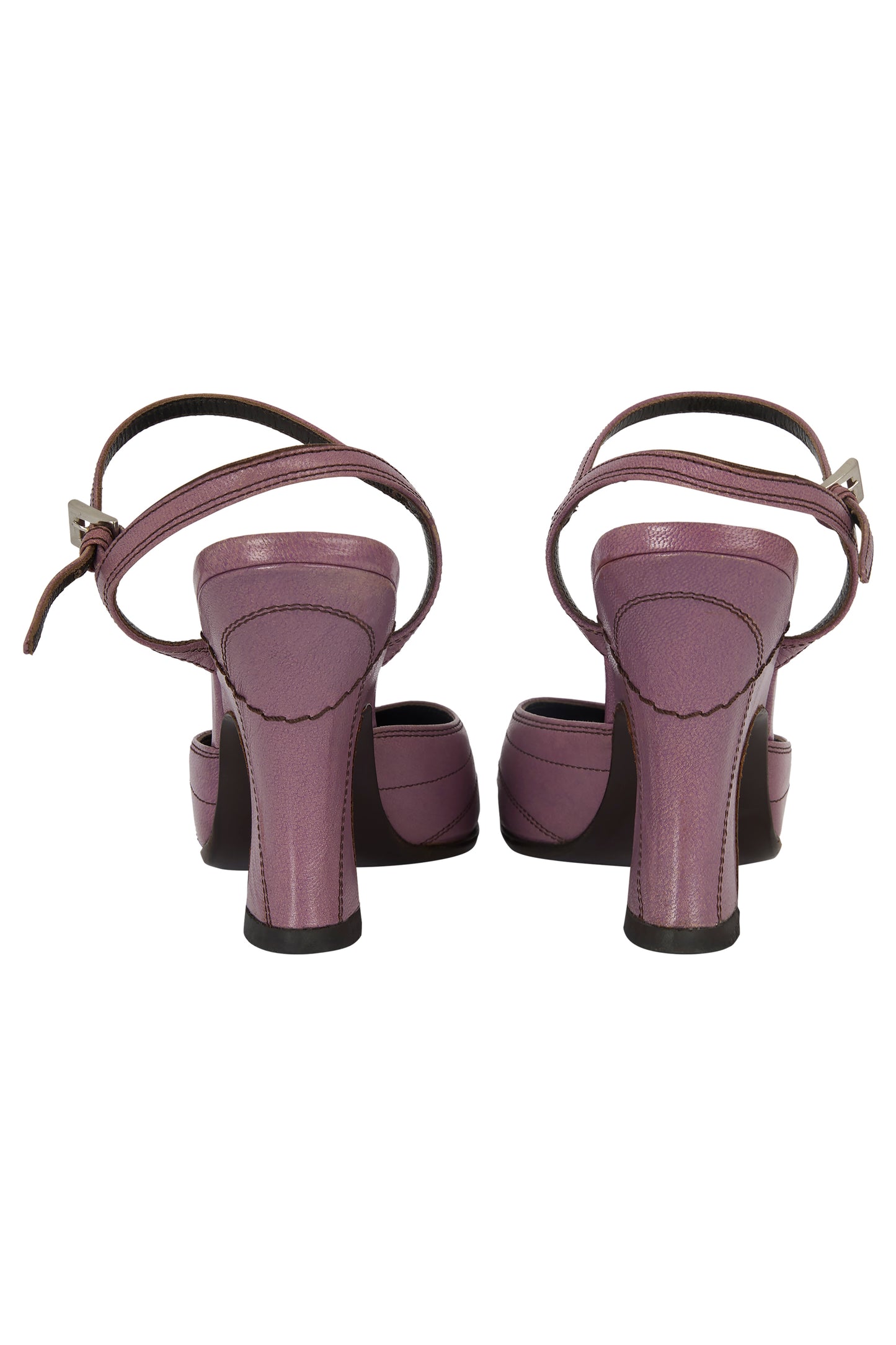 Vintage Prada Mary Janes Leather Heels.