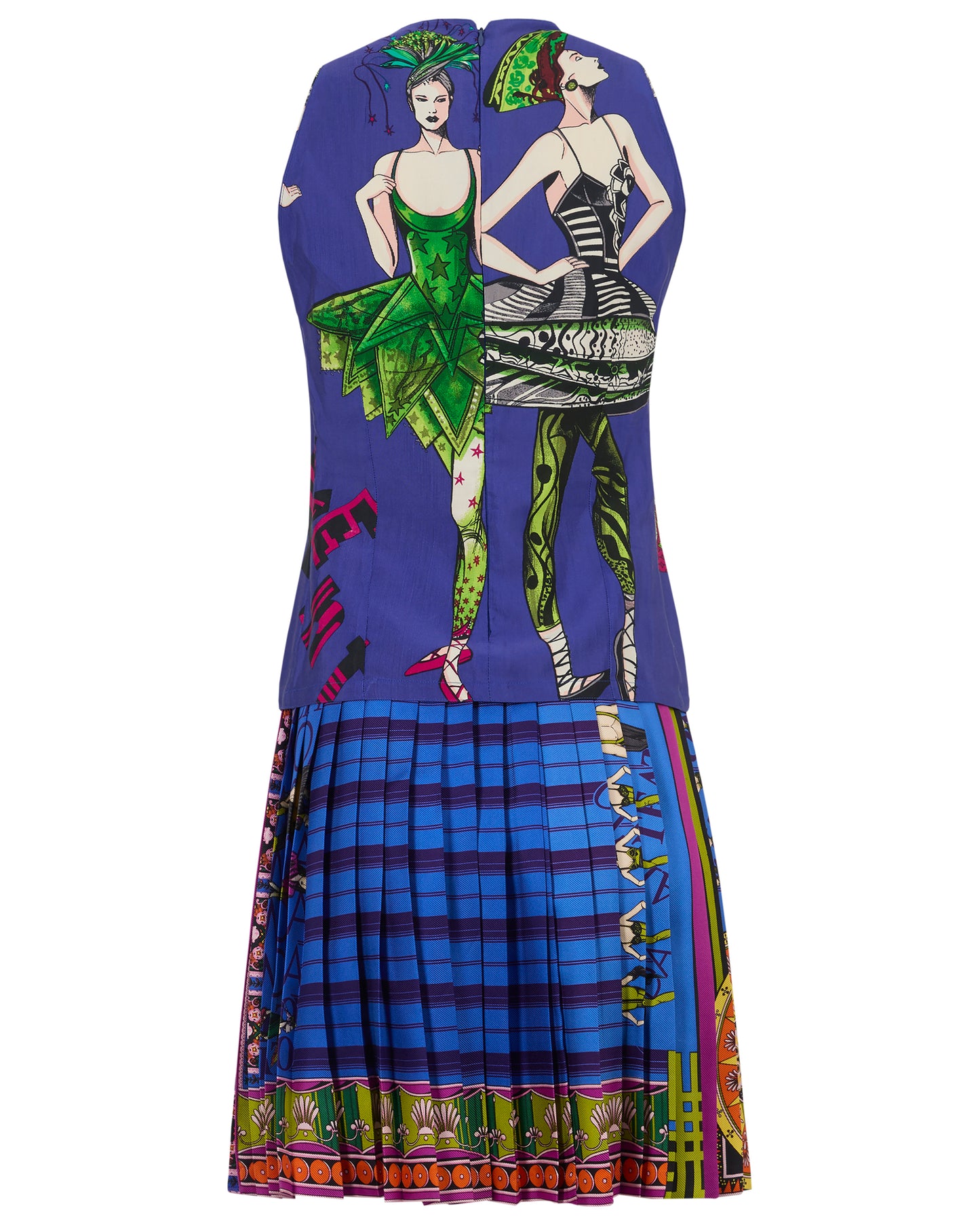 Vintage S/S 1991 Pleated Skirt and Top Co-Ord