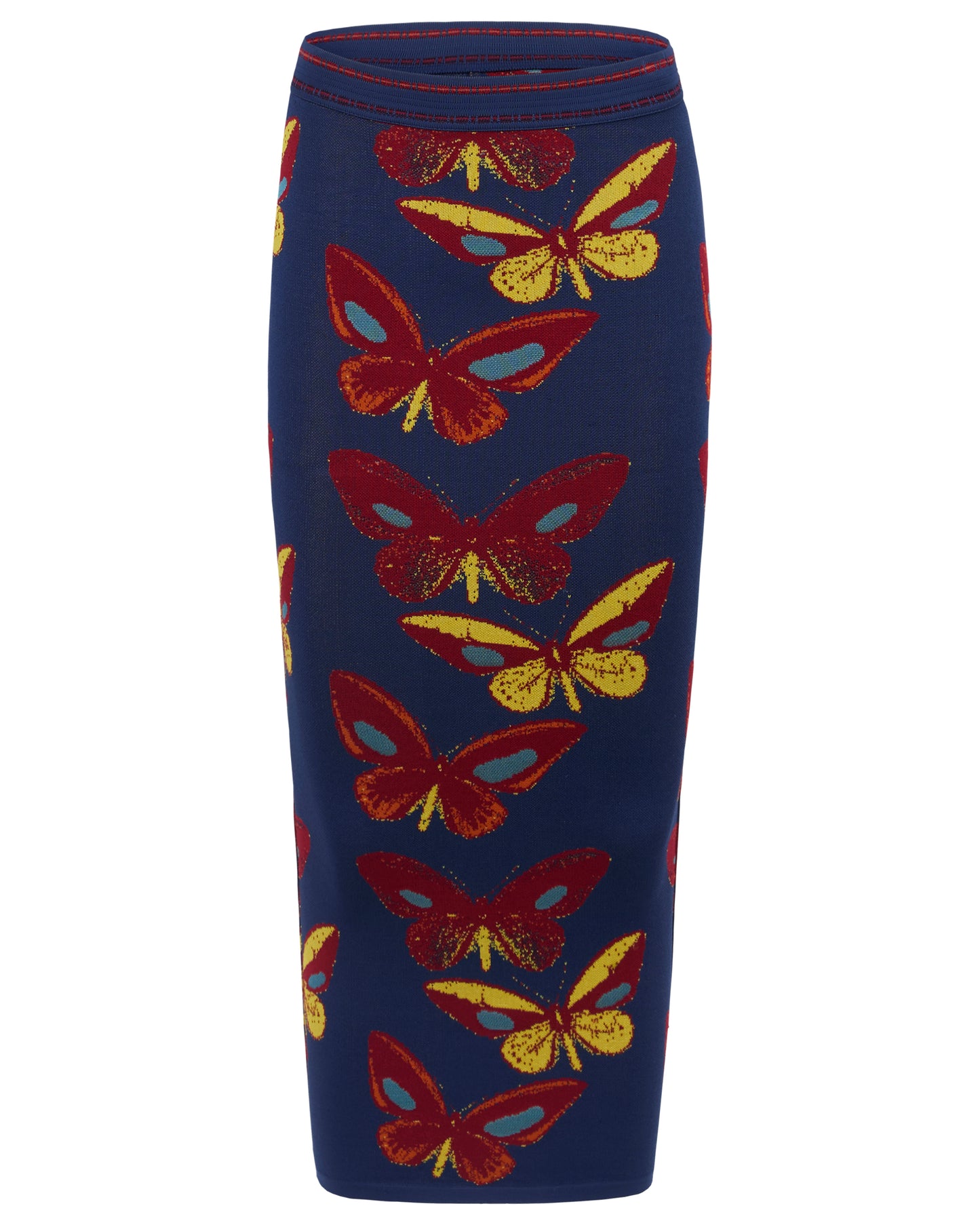 Vintage F/W 1991 Knitted Butterfly Pencil Skirt