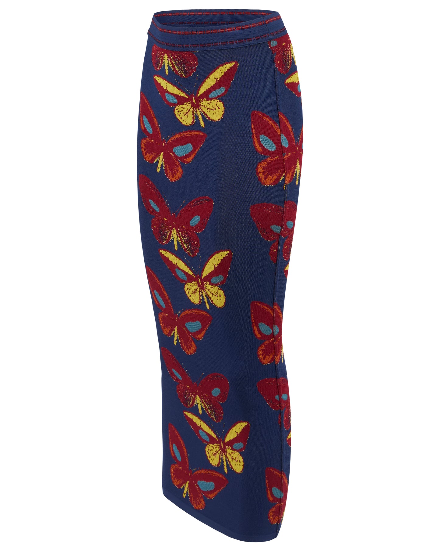 Vintage F/W 1991 Knitted Butterfly Pencil Skirt