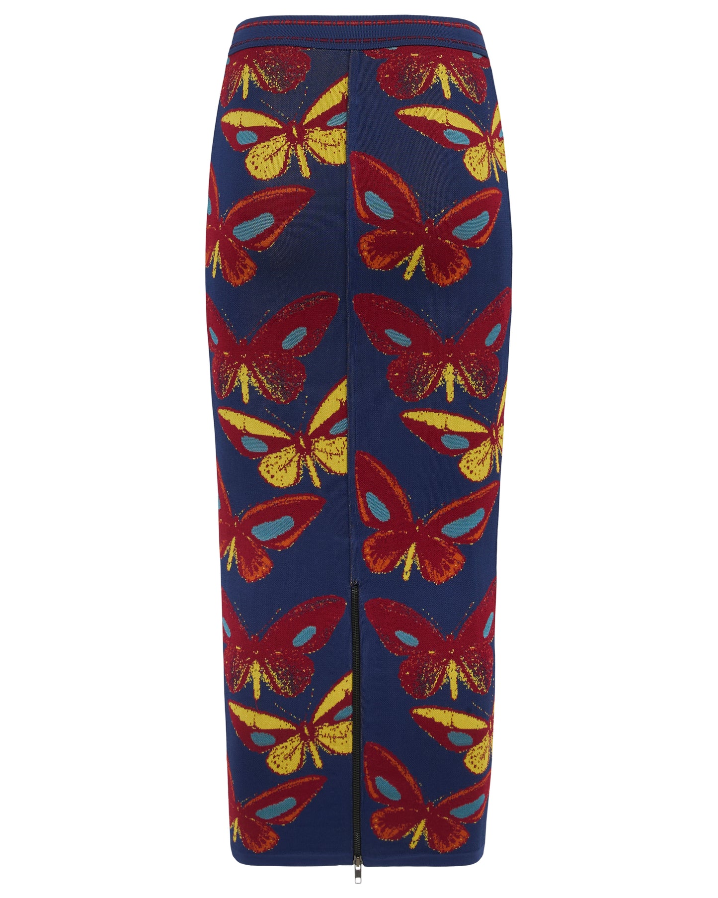 Vintage F/W 1991 Knitted Butterfly Pencil Skirt