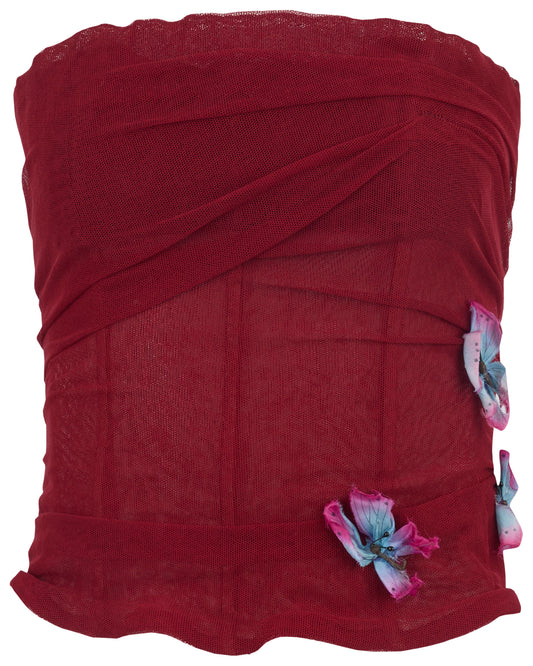 Vintage S/S 1998 Flower Corset Top