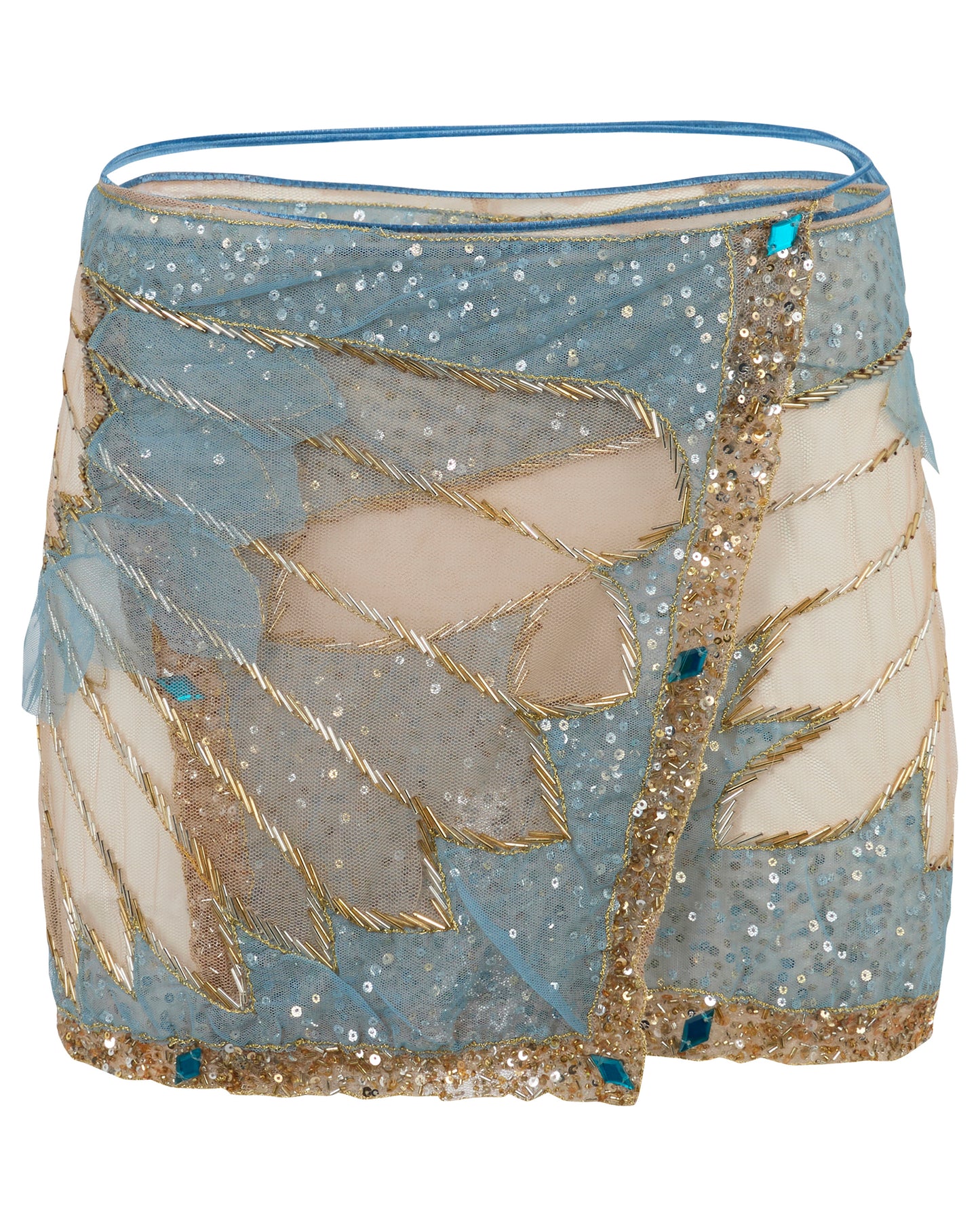 S/S Roberto Cavalli 2000 Beaded Mini Skirt