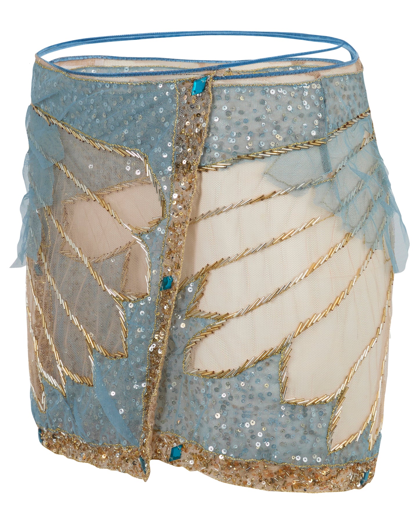 S/S Roberto Cavalli 2000 Beaded Mini Skirt
