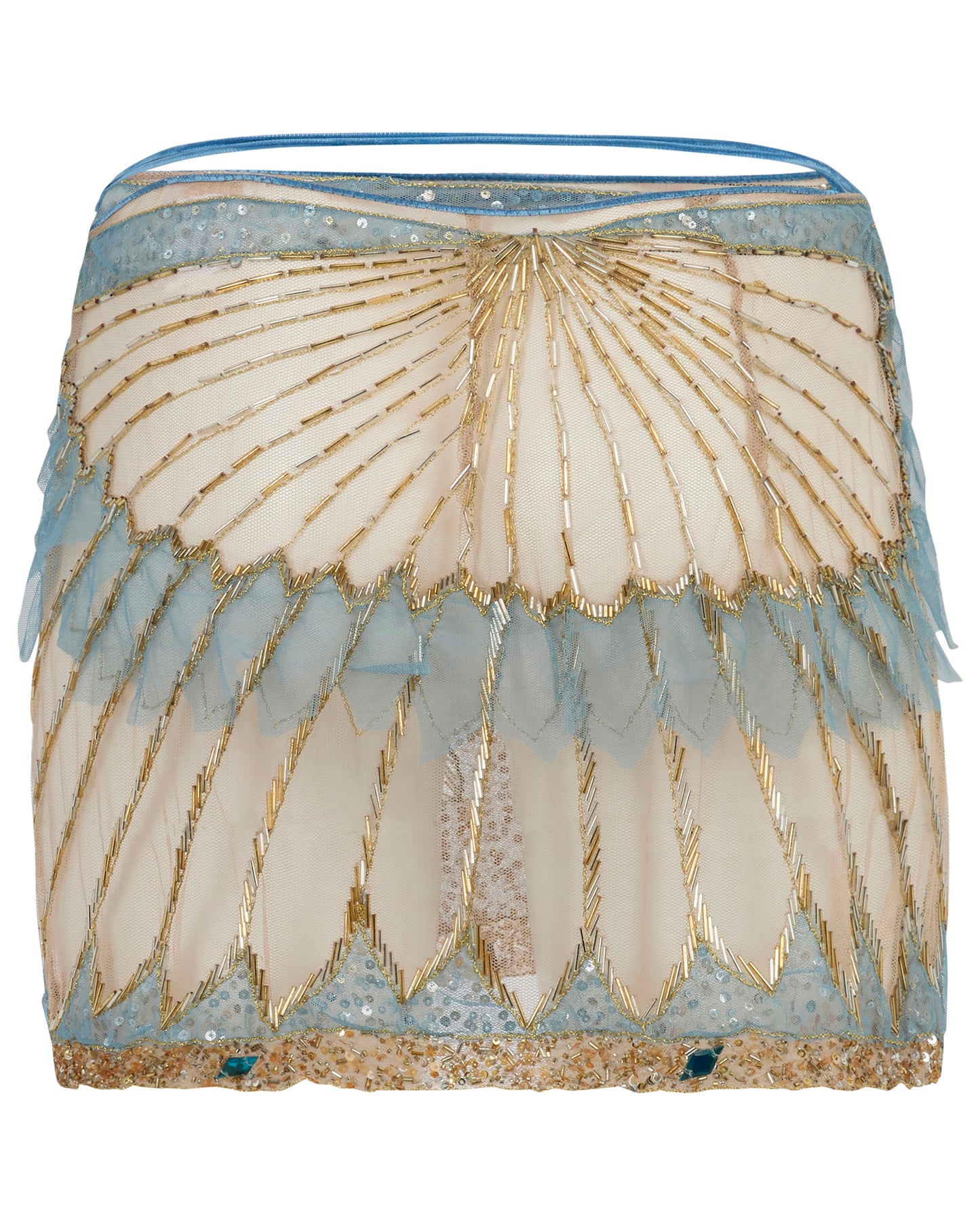 S/S Roberto Cavalli 2000 Beaded Mini Skirt