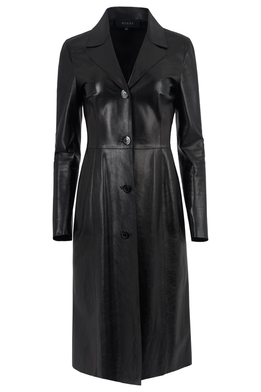 Vintage Gucci F/W 1996 Long Leather Coat