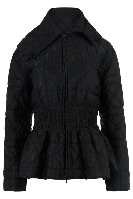 Vintage Christian Dior F/W 1998 Black Quilted Corset Jacket