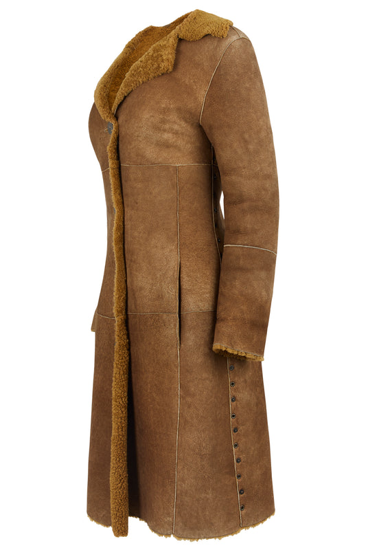 Vintage F/W 2002 D&G Brown Shearling Coat