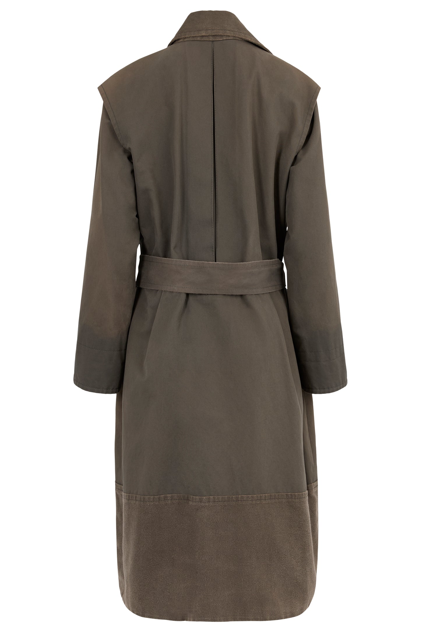 Balenciaga Pre Fall/Winter 2012 Khaki Green Trench Coat