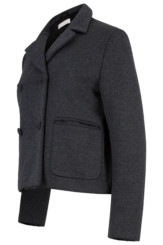 Vintage Miu Miu 1990's Wool Grey Double Breasted Jacket
