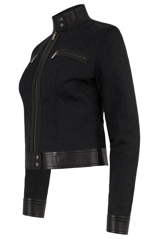 Vintage Gucci F/W 2000 Black Monogram Jacket