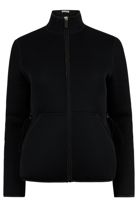 Vintage Miu Miu F/W 1999 Black Neoprene Jacket