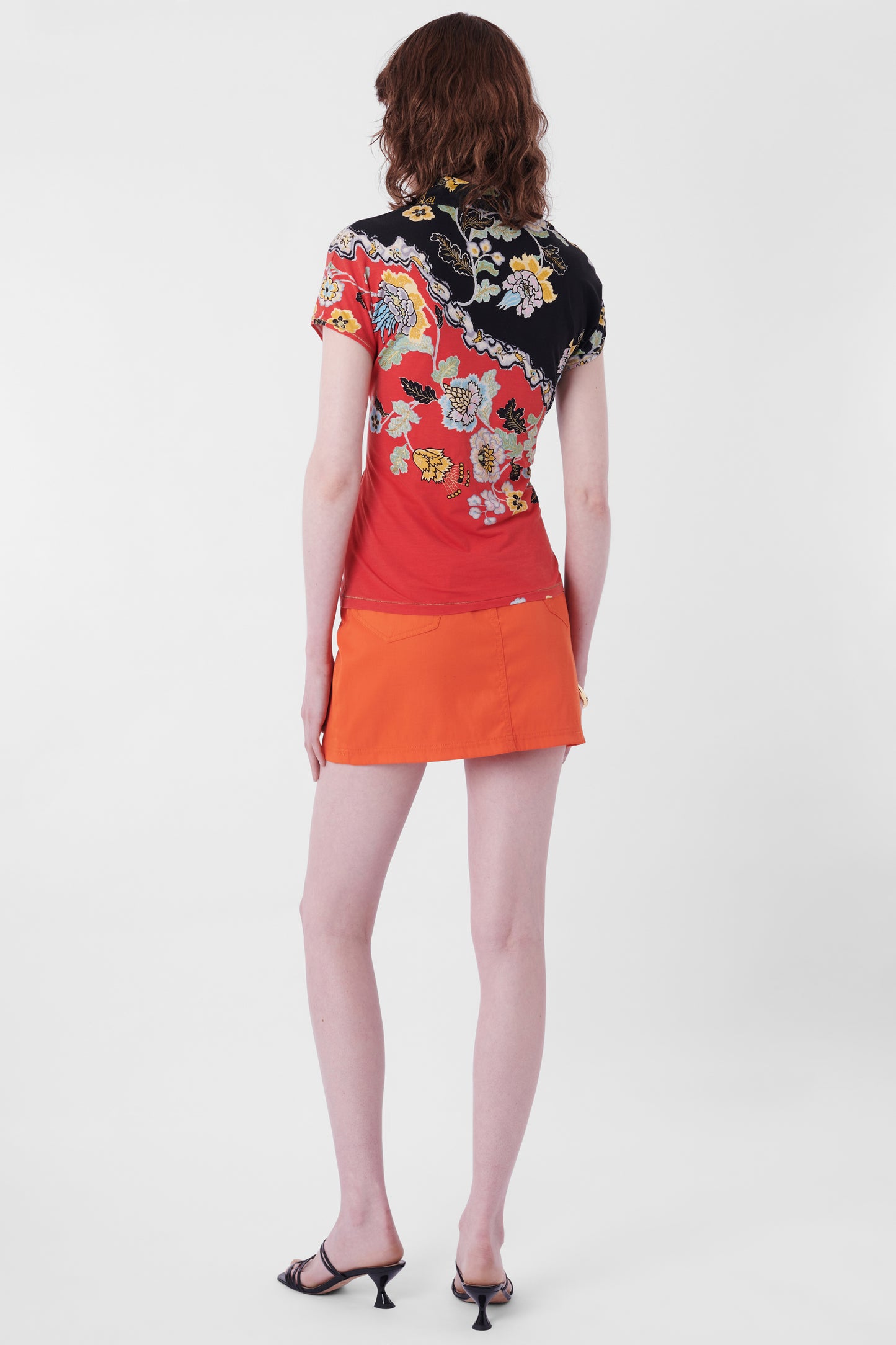 Vintage S/S 2003 Chinoiserie Short Sleeve Top